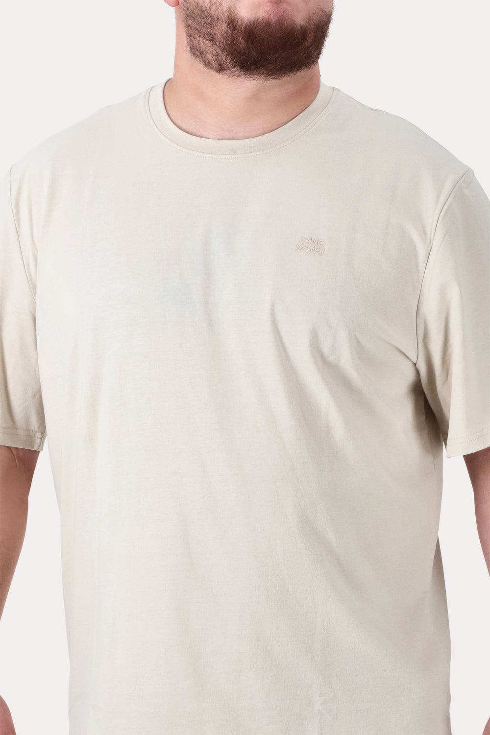 Plus Polera MC Basica Union Sq Beige