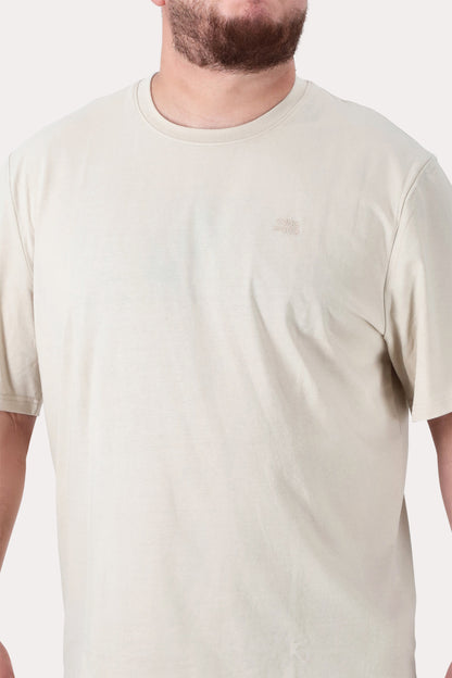 Plus Polera MC Basica Union Sq Beige