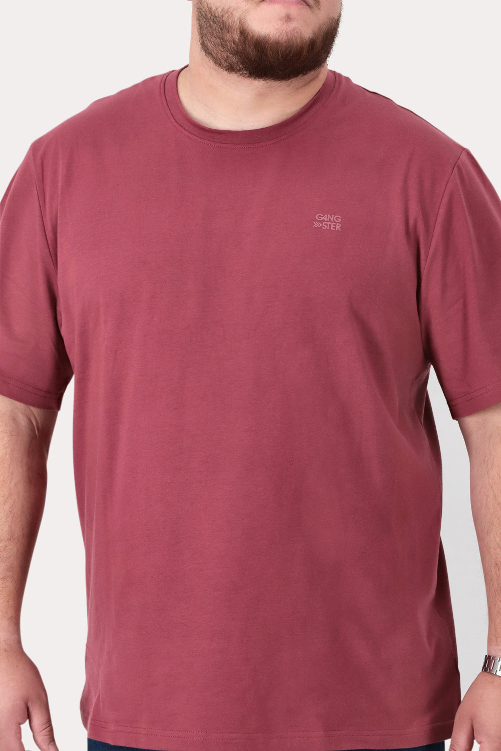 Plus Polera MC Basica Herald Vino