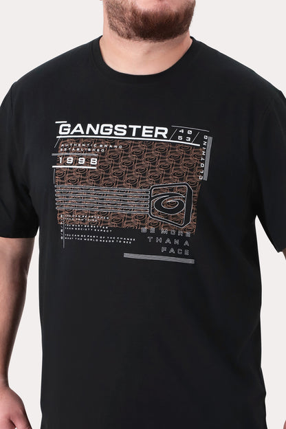 Plus Polera MC Basica Jackson Negro