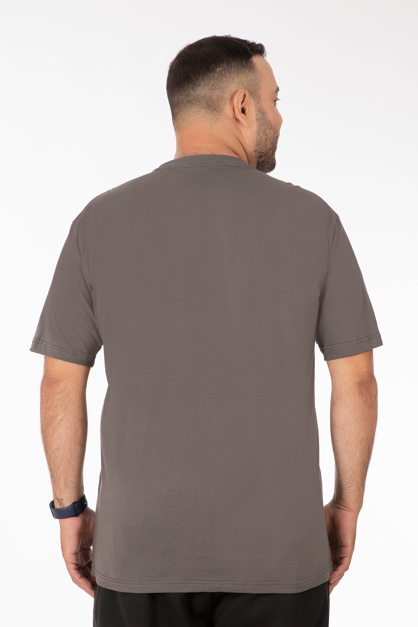 Plus Polera MC Basica Santa Gris