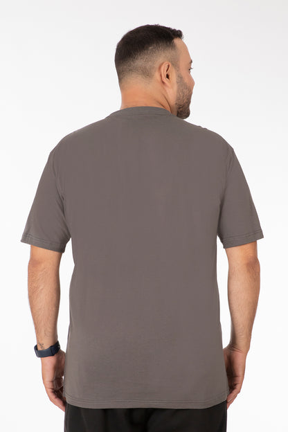 Plus Polera MC Basica Santa Gris