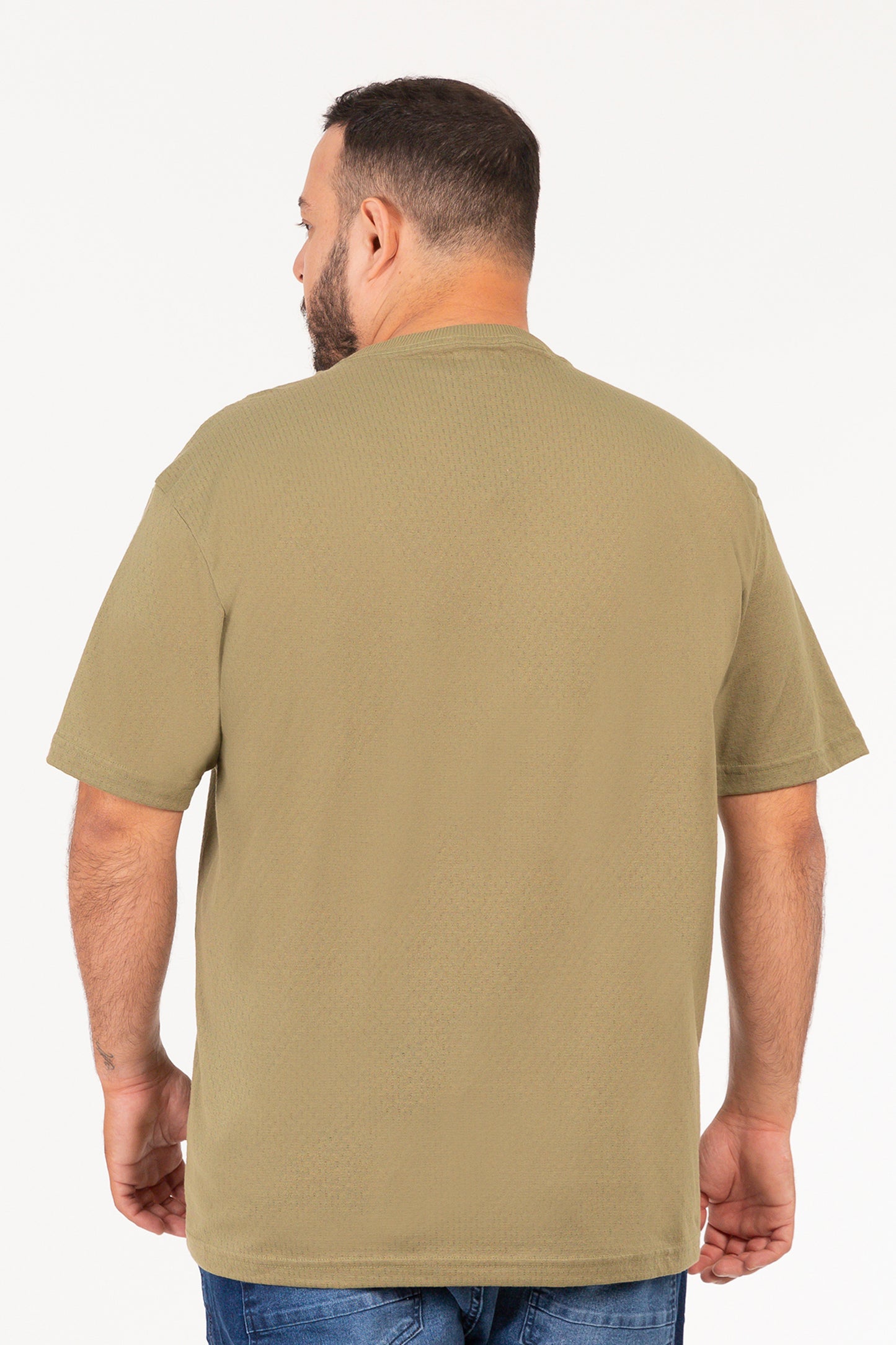 Plus Polera MC Textura Ranch Verde