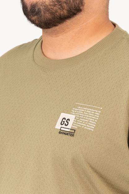 Plus Polera MC Textura Ranch Verde
