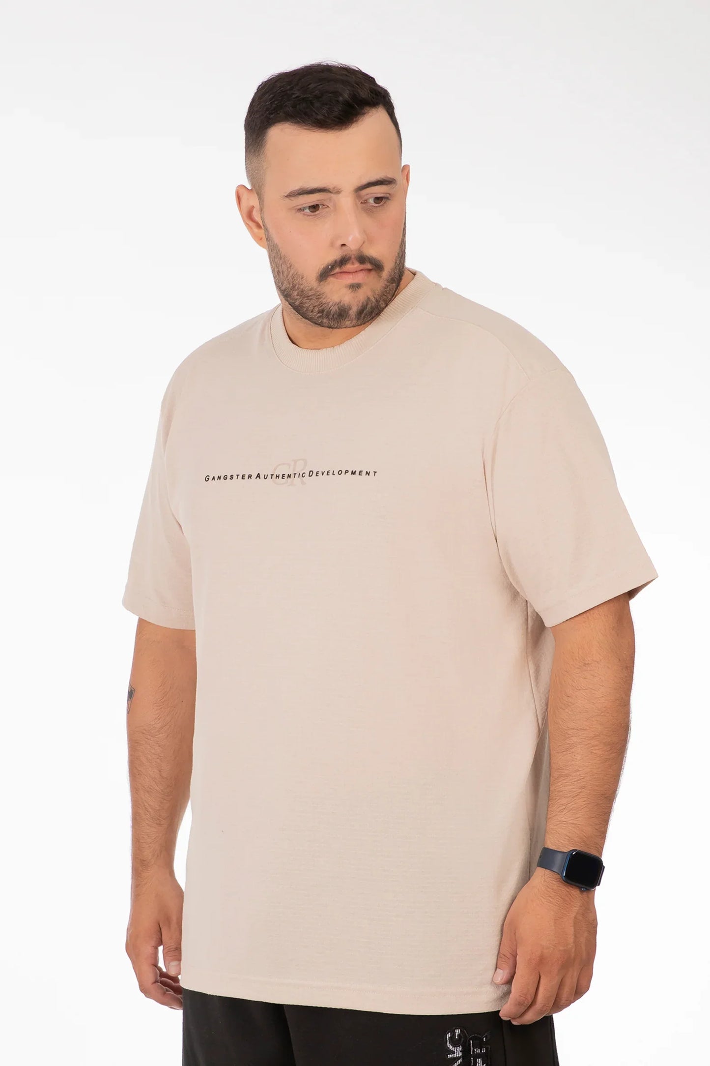 Plus Polera MC Textura Kendall Beige