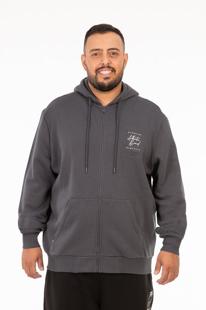 Plus Poleron Fullzipper Unit Grafito