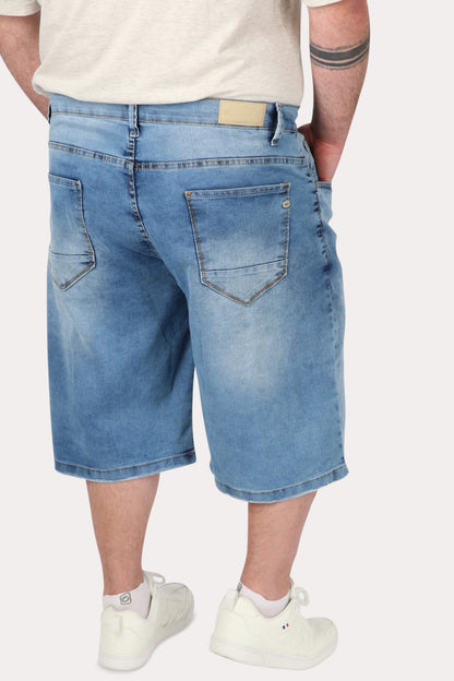 Plus Short Bermuda Denin Wash Azul Gangster