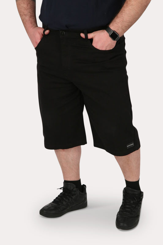 Plus Short Bermuda Canvas Oblack Negro  Gangster