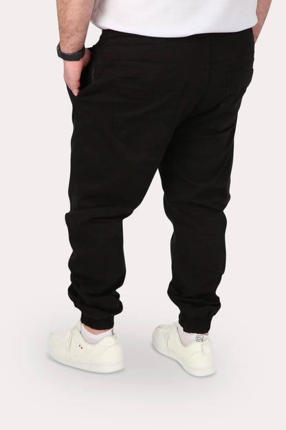 Plus Pantalon Jogger Canvas 0 Negro Gangster