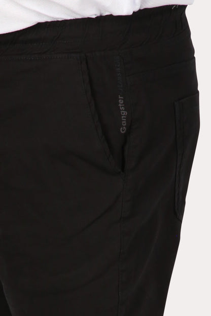 Plus Pantalon Jogger Canvas 0 Negro Gangster