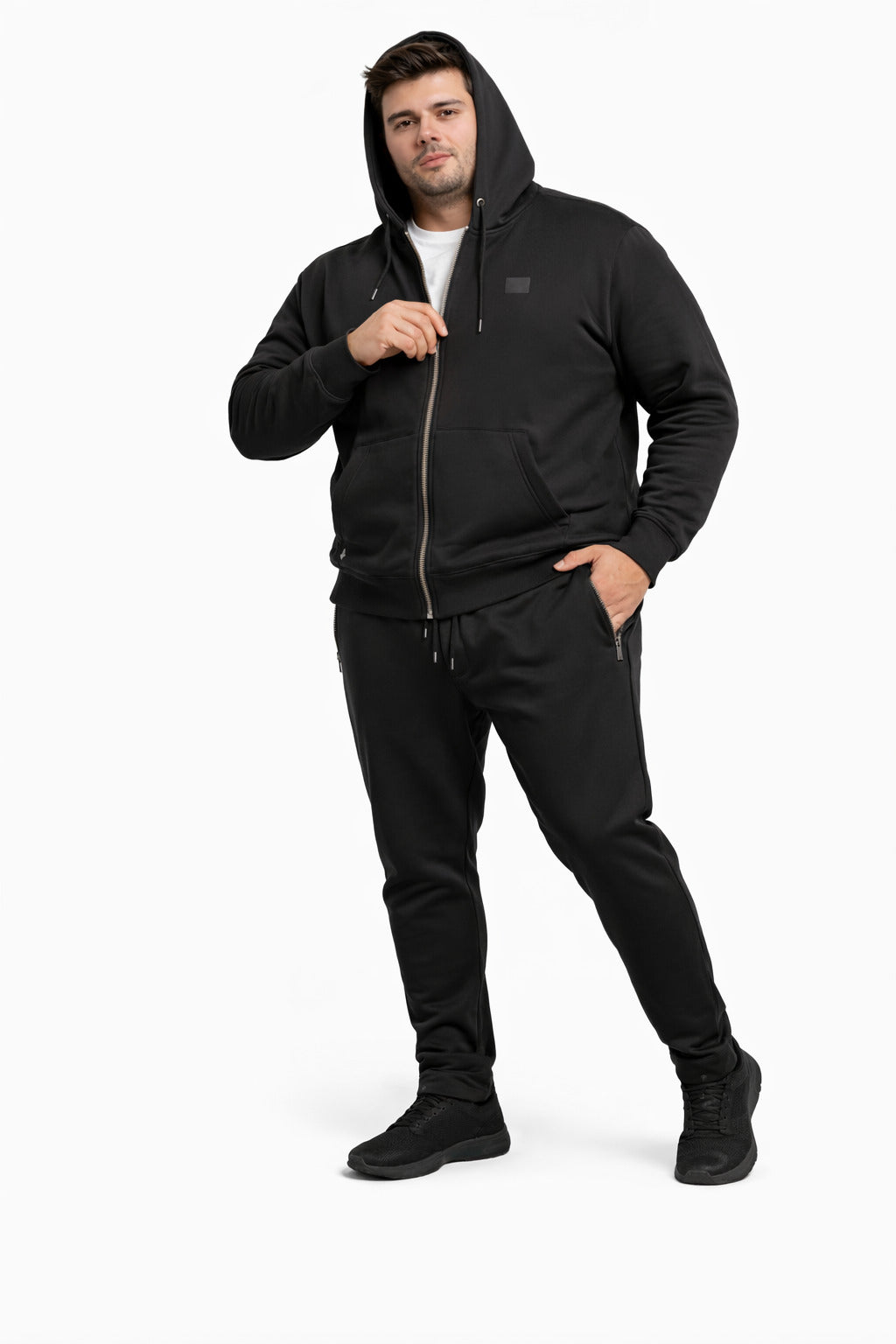 Buzo Recto Loop Negro