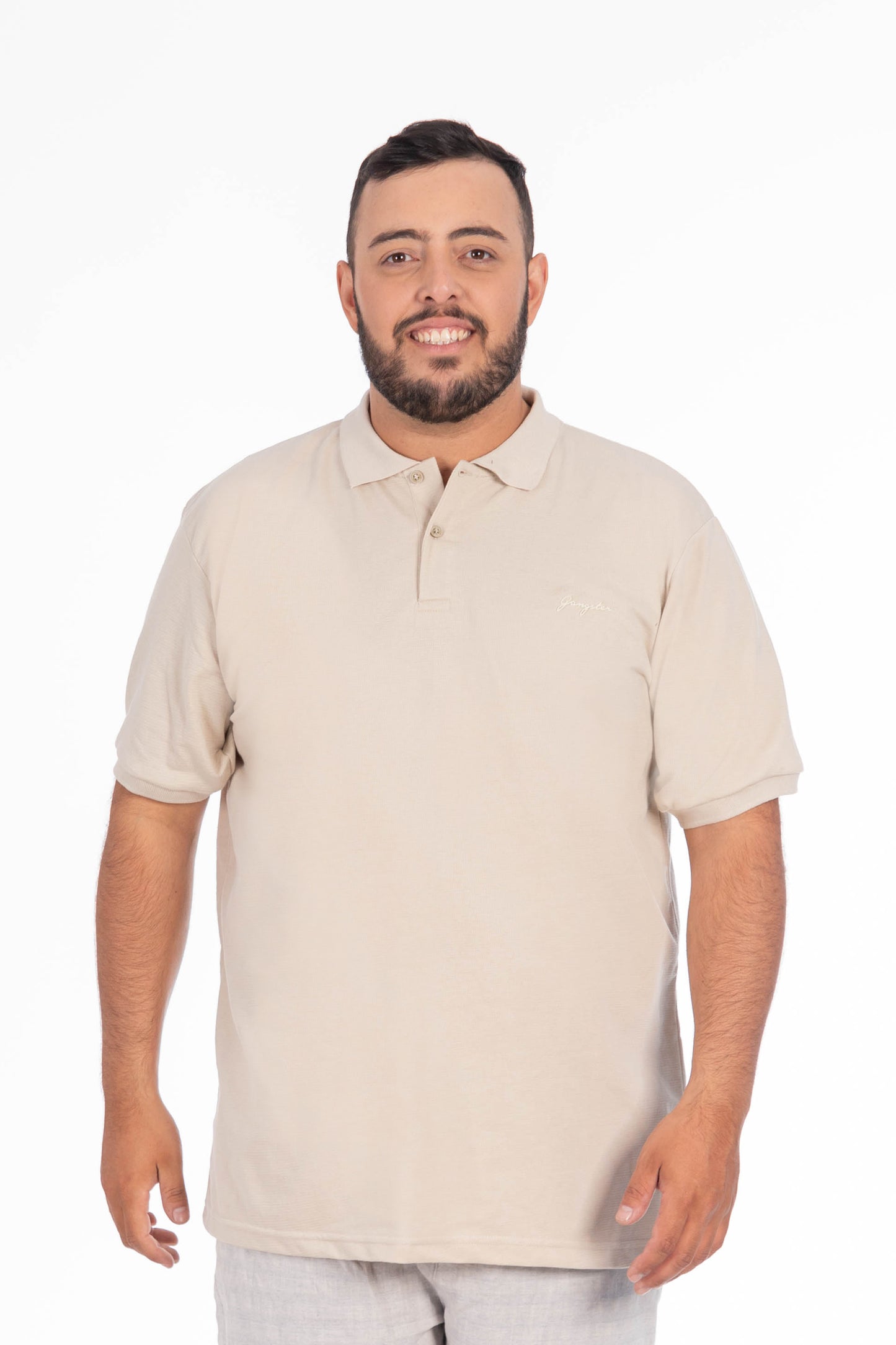 Plus Polo Polo Textura Temple Beige