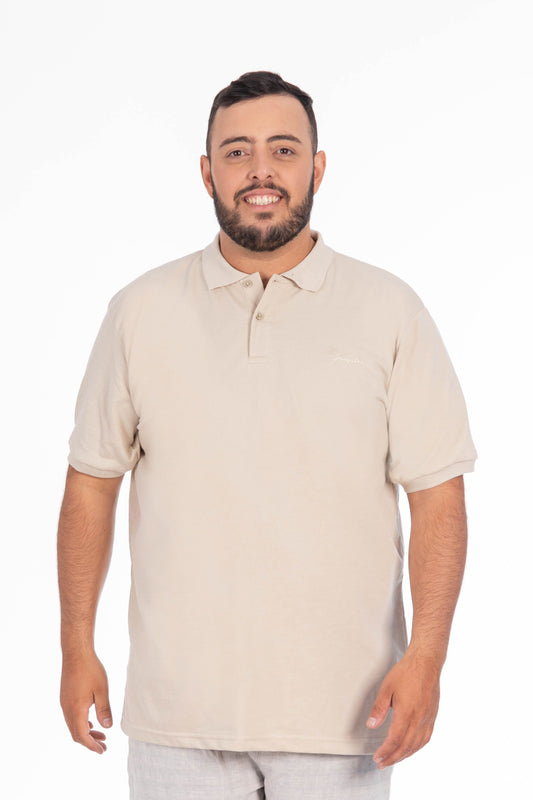 Plus Polo Polo Textura Temple Beige