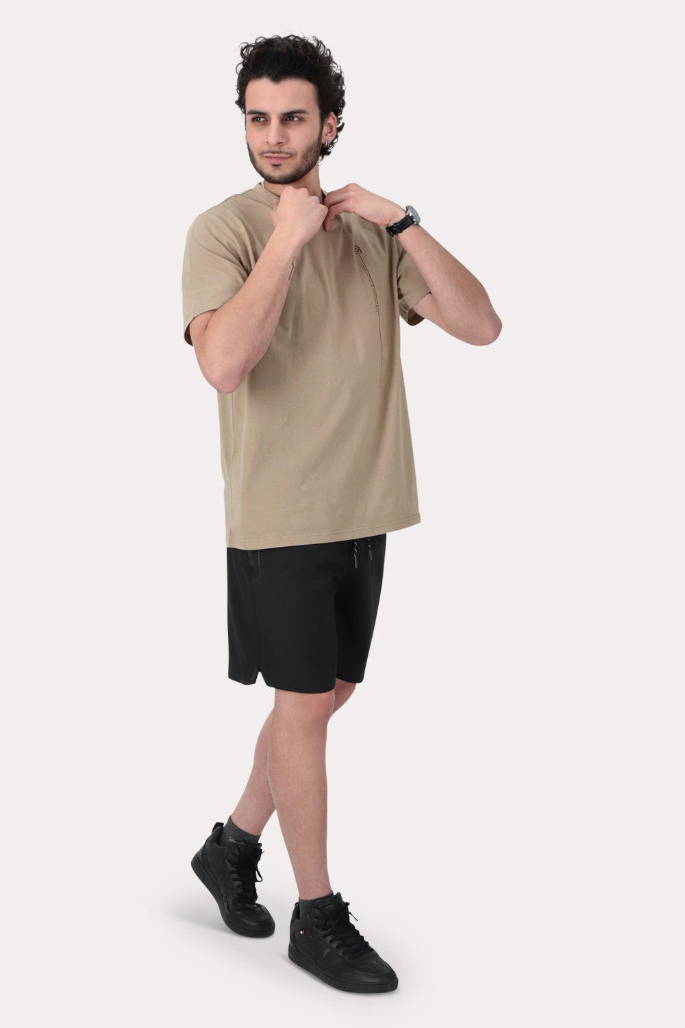 Bermuda Canvas Liso BK Negro