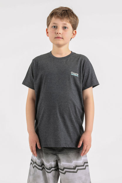Teen Polera Mc Básica Square Gris Gangster
