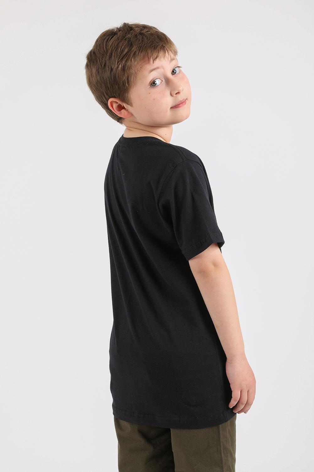 Teen Polera Mc Básica Disc Negro Gangster - Gangster