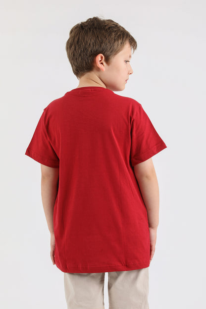 Teen Polera Mc Básica Stridots Rojo Gangster