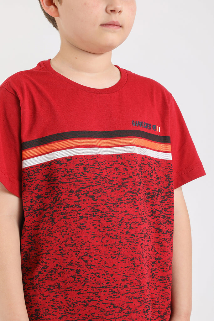 Teen Polera Mc Básica Stridots Rojo Gangster