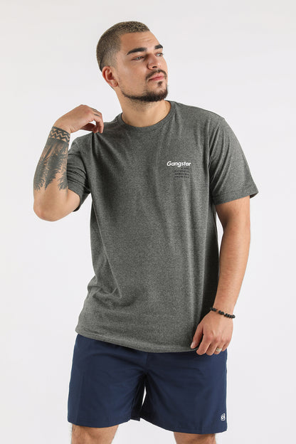 Polera Mc Básica Iconic Gris Gangster