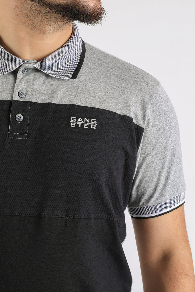 Polera Polo Academy Gris Gangster