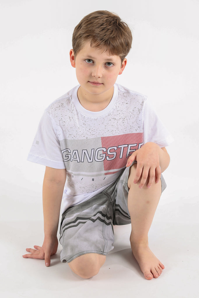 Teen Polera Mc Básica Tomy Blanco Gangster