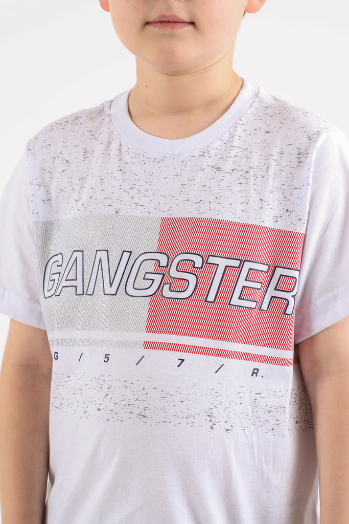 Teen Polera Mc Básica Tomy Blanco Gangster