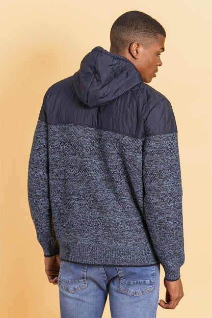 Chaleco Sherpa Full Zipper Distinguish Azul Gangster - Gangster
