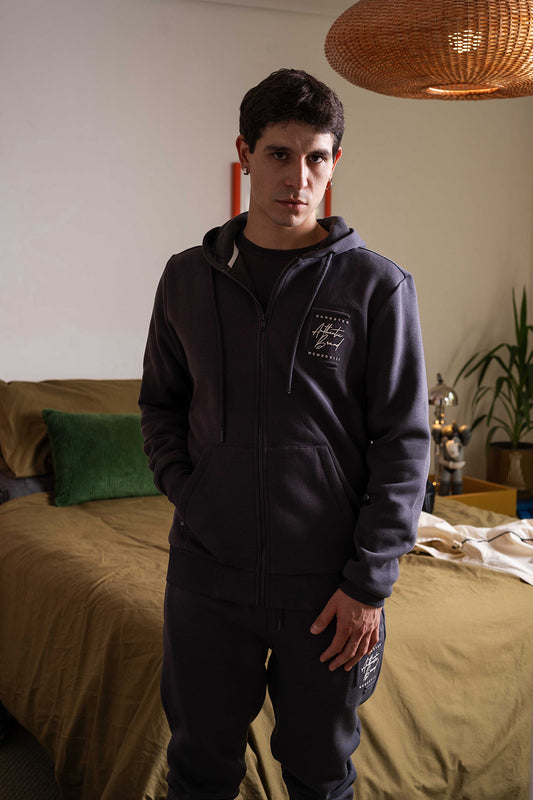 Poleron Fullzipper Unit Grafito