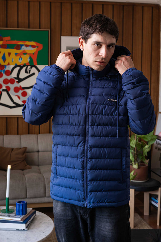 Parka Uniqlo Core Azul