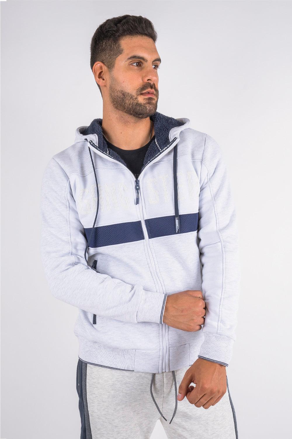 Polerón Full Zipper Sherpa Layer Beige Gangster - Gangster