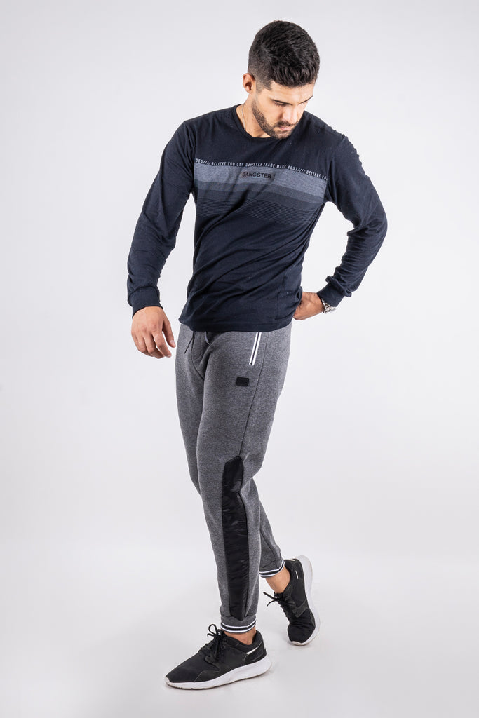 Buzo Jogger Blast Gris Oscuro Gangster