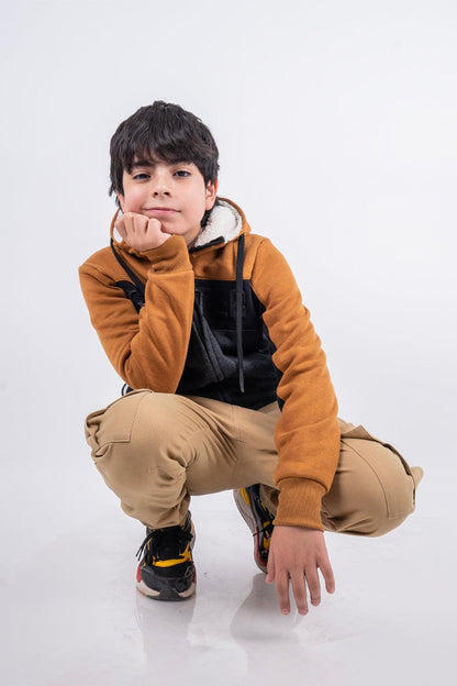 Teen Polerón Fullzipper Fleece Fun Negro Gangster - Gangster