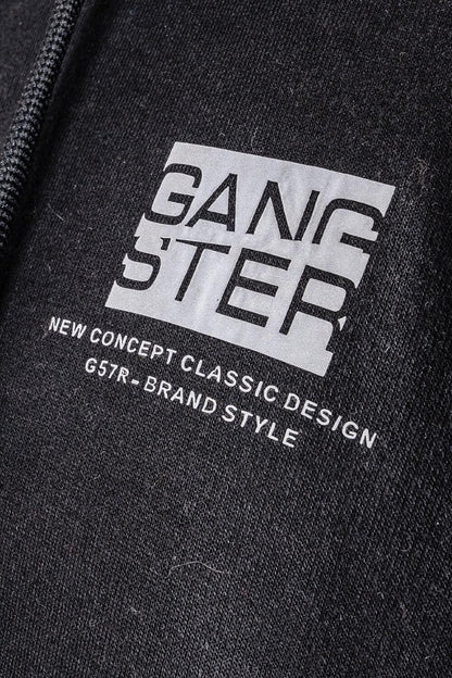 Teen Polerón Fullzipper Sherpa Shine Negro Gangster - Gangster