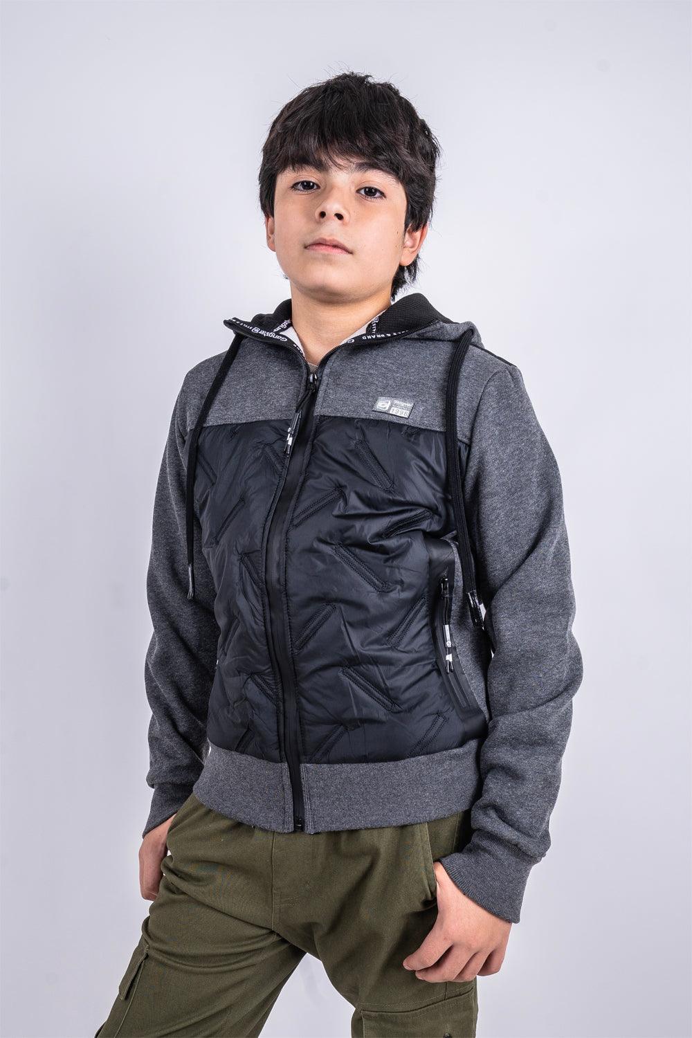 Teen Chaqueta Híbrida Holes Gris Gangster - Gangster