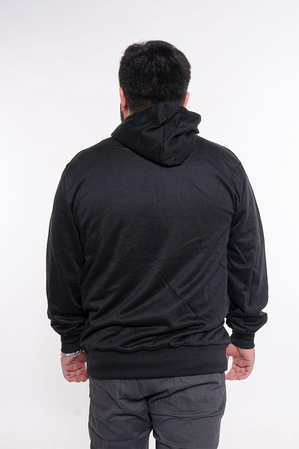 Plus Poleron Full Zipper Sili Negro Gangster - Gangster