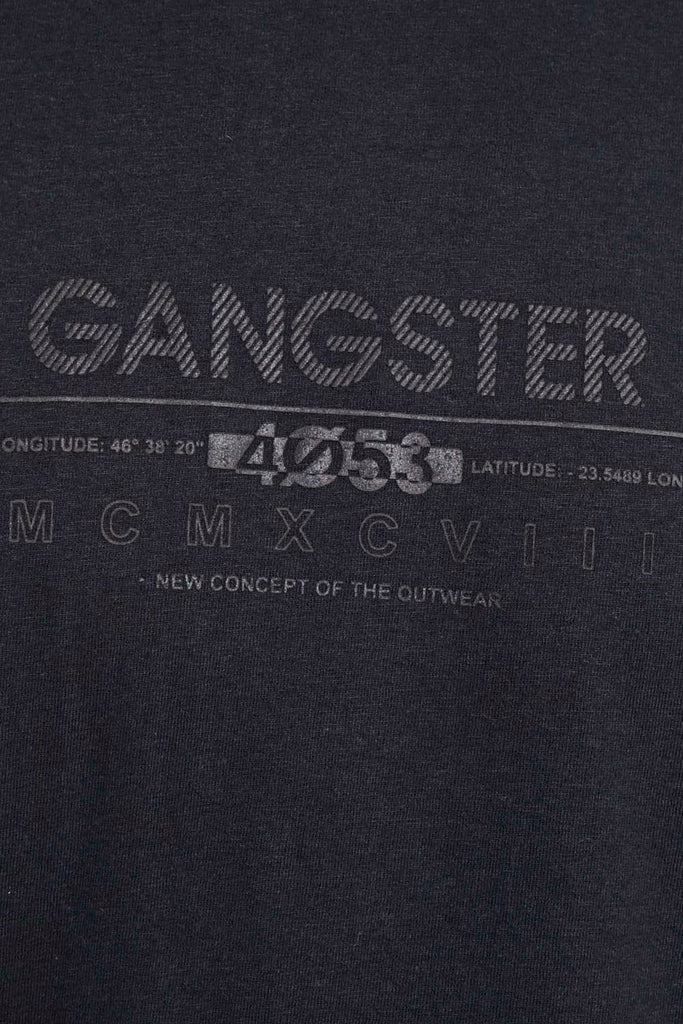 Polera Mc Básica Silber Negro Gangster