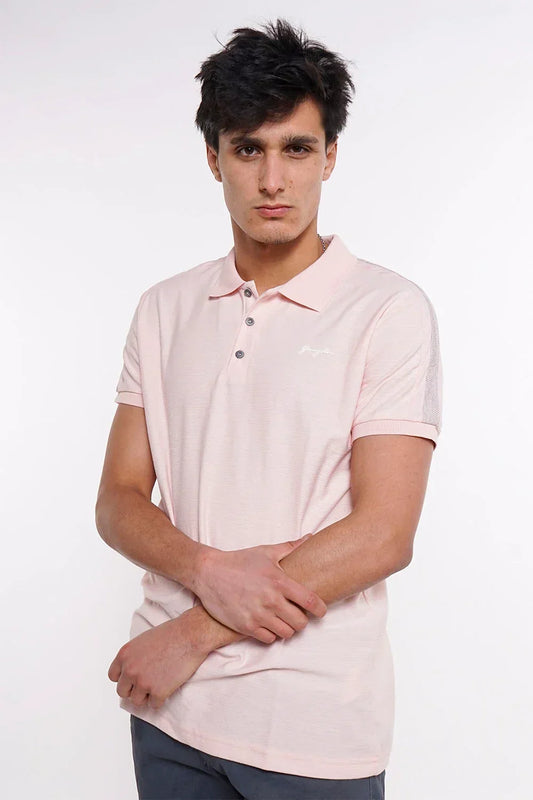 Polera Polo Club Rosado Gangster