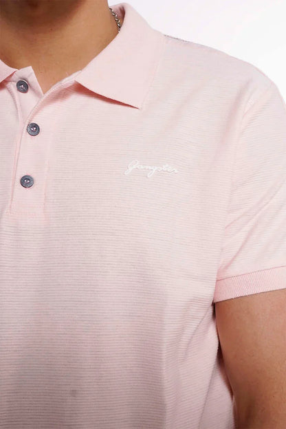 Polera Polo Club Rosado Gangster