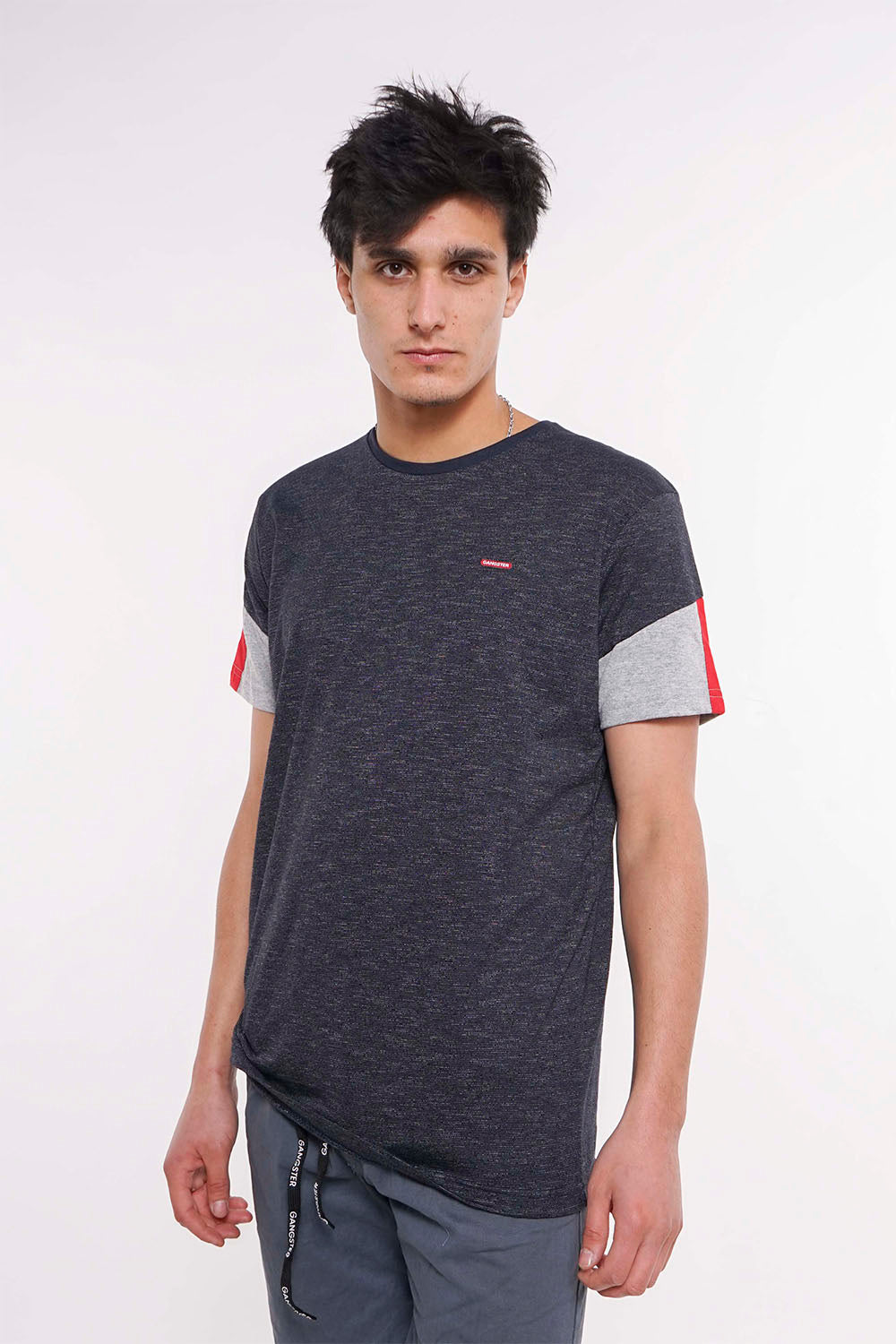 Polera Mc Especial Commander Azul Gangster