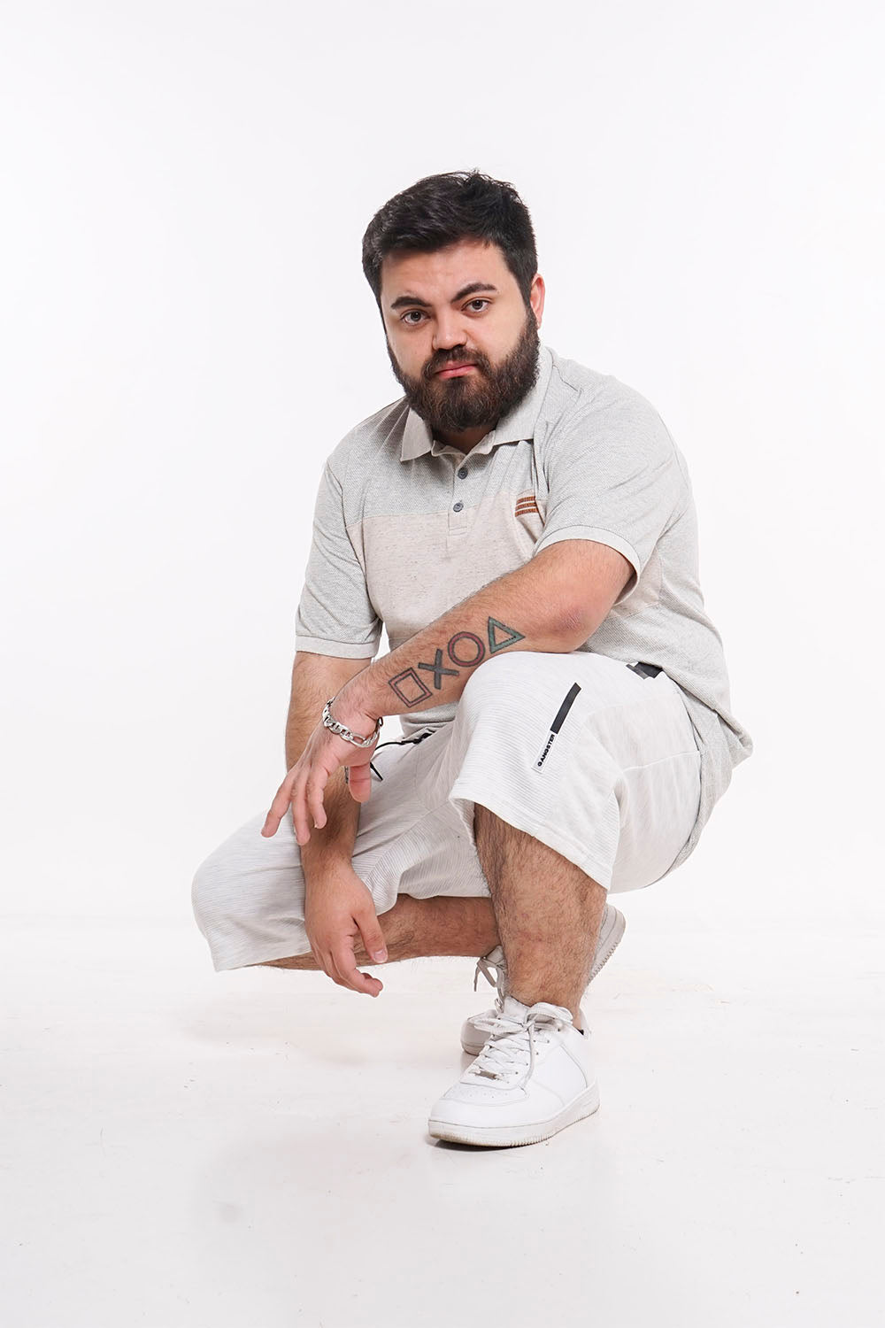 Plus Short Jogger Grip Beige Gangster