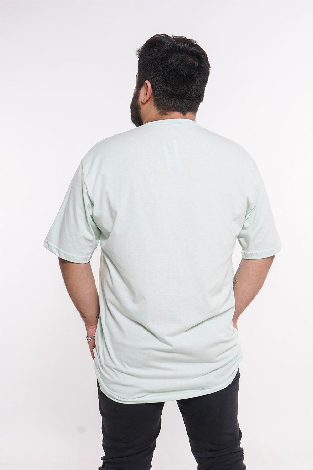 Plus Polera Mc Básica Caut Verde Gangster - Gangster