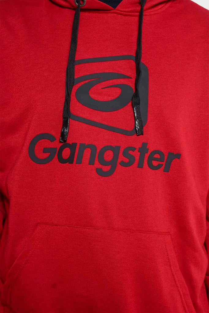 Poleron Hoodie Insti Rojo Gangster - Gangster
