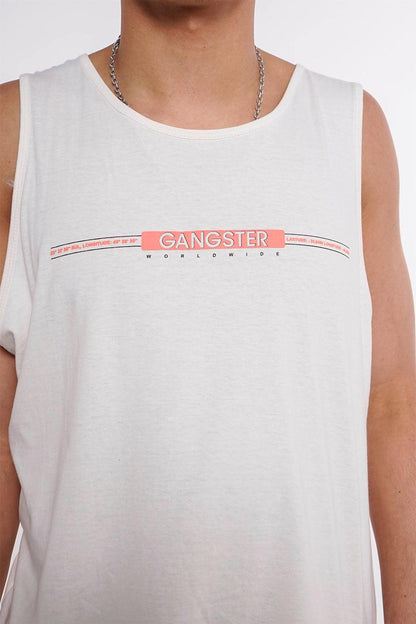 Polera Sm Rings Blanco Gangster - Gangster