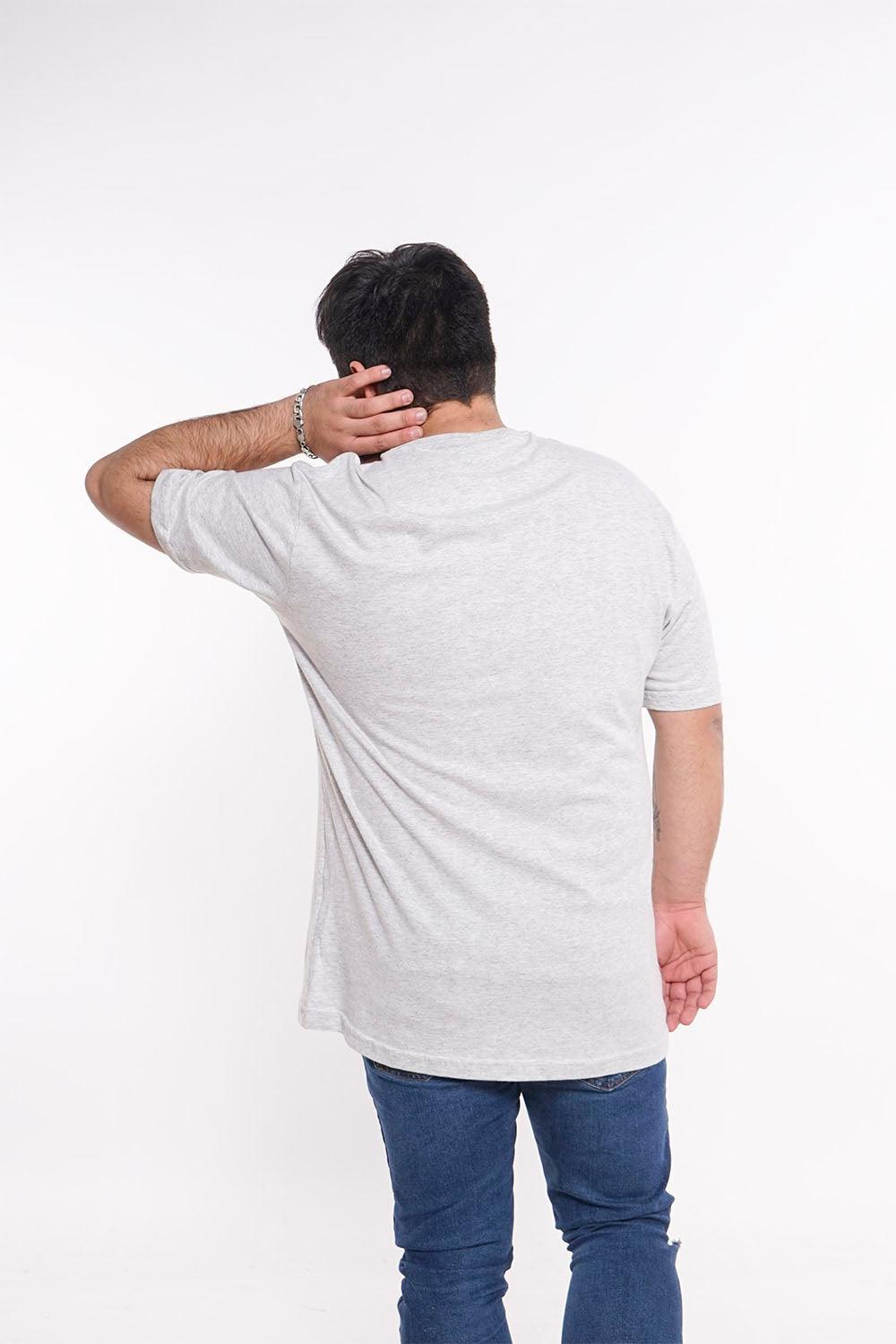 Plus Polera Mc Básica Luxe Gris Gangster - Gangster