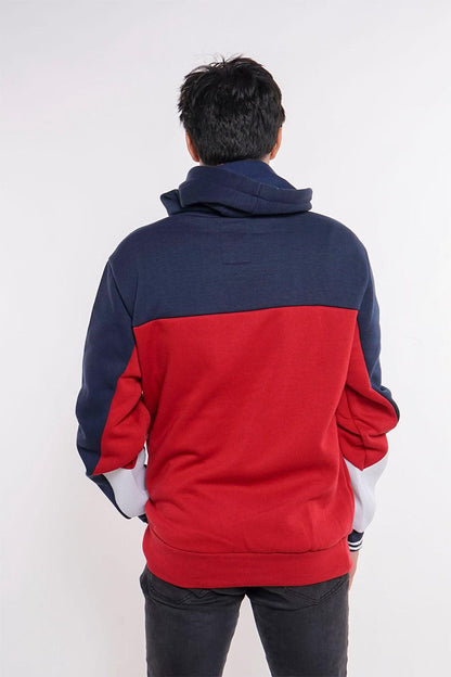 Polerón Hoodie Fleece Locked Azul Gangster - Gangster