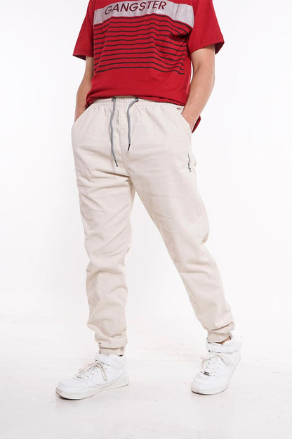 Teen Pantalon Over Canvas Beige Gangster - Gangster