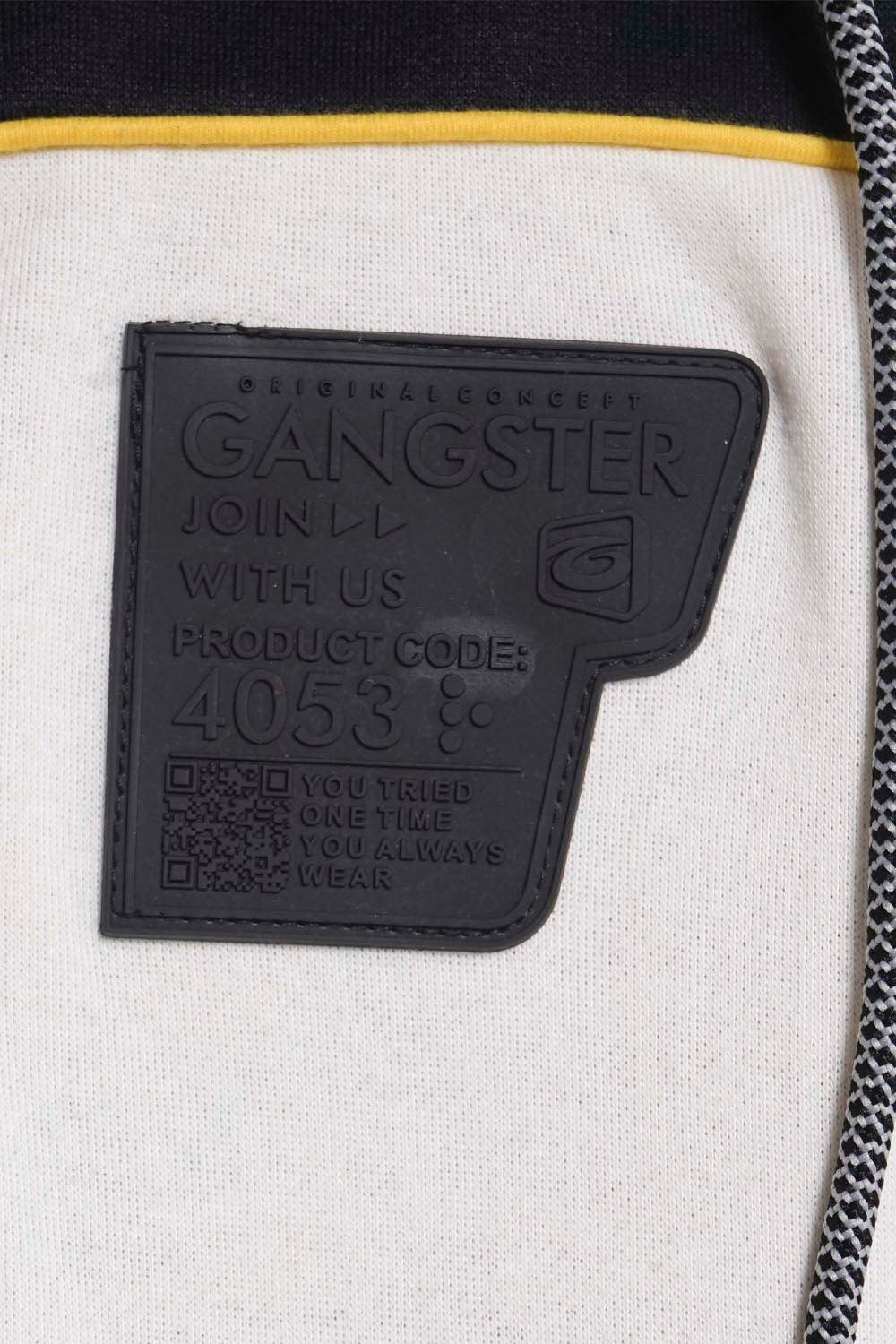 Teen Poleron Fullzipper Evolution Negro - Gangster