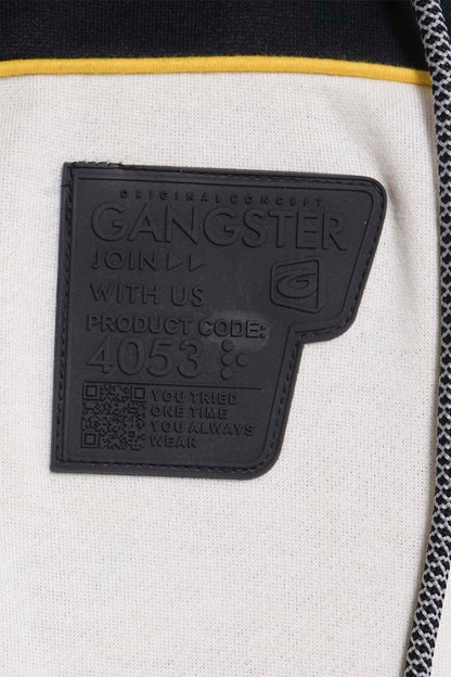 Teen Poleron Fullzipper Evolution Negro - Gangster