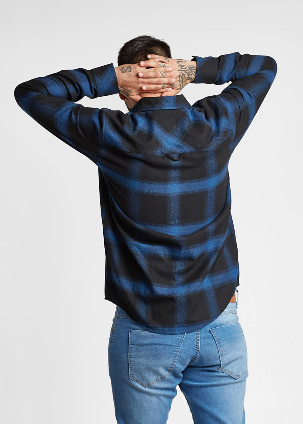 Camisa Lumberjack Azul Marino Gangster
