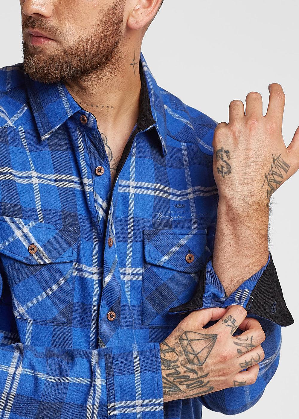 Camisa Lumberjack Azul Gangster - Gangster